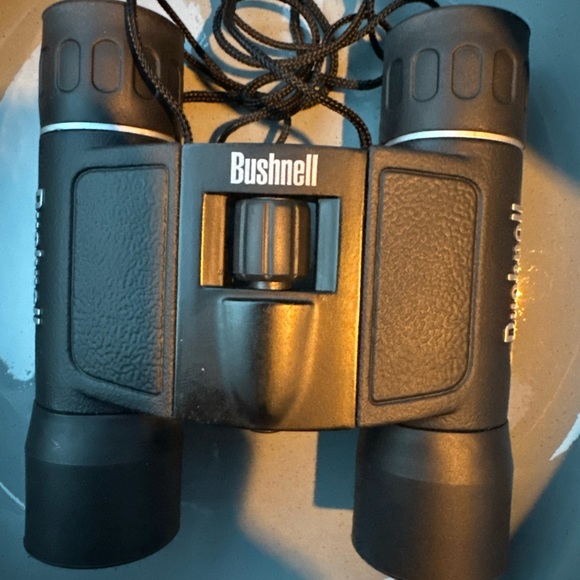 Bushnell 10x25 Compact Binoculars 300ft@1000yds Pocket Travel Hiking w/ Case - Picture 3 of 8